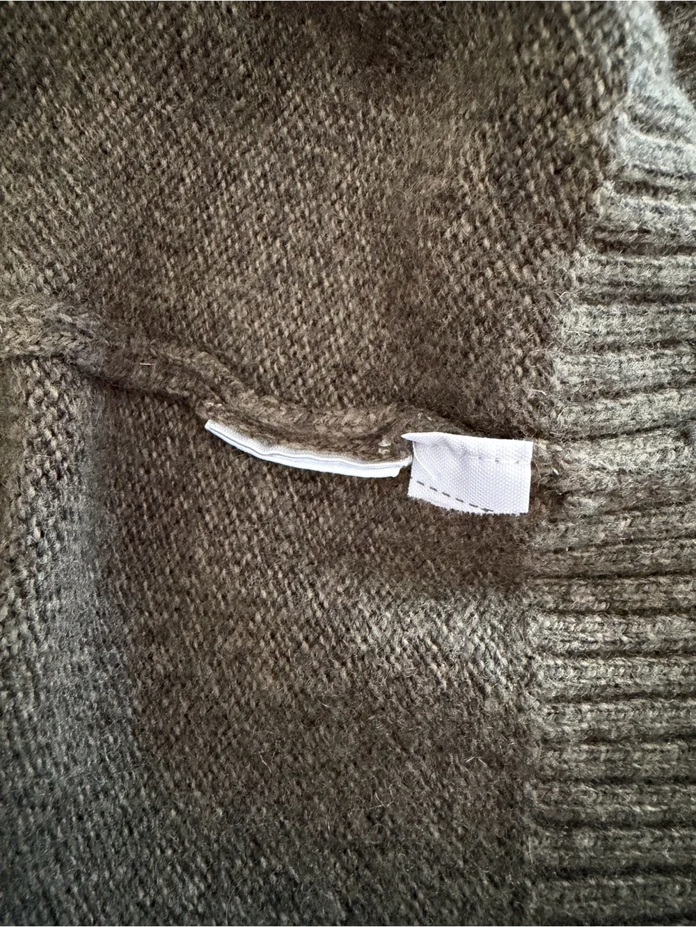 J. Crew Men’s Olive Lambswool Sweater